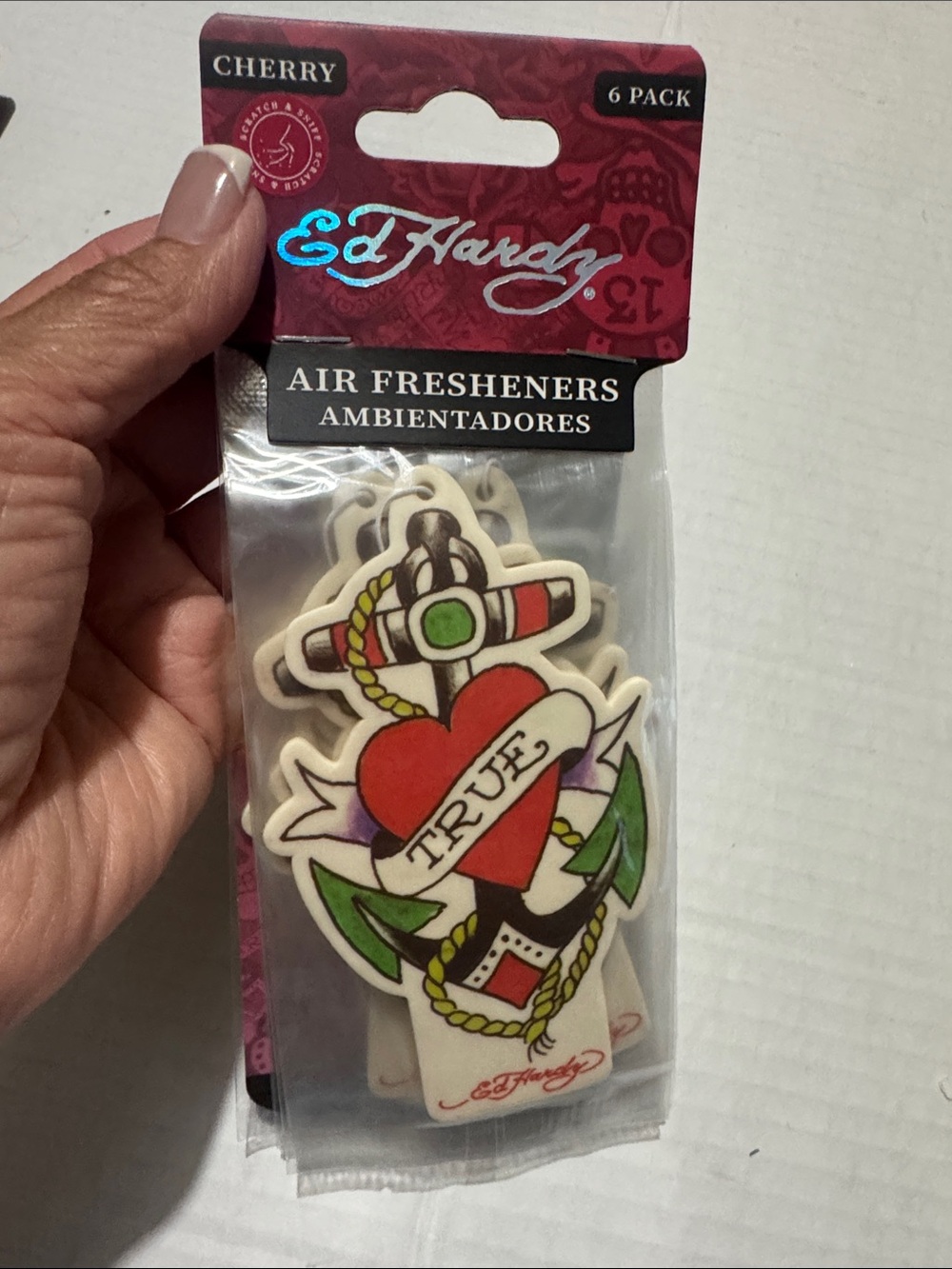 Ed Hardy 6 pack Air Freshener bnip